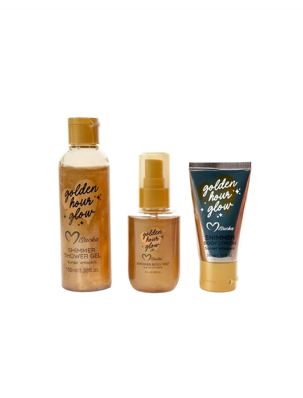 Set Trio Golden Hour Glow Sunset Whispers