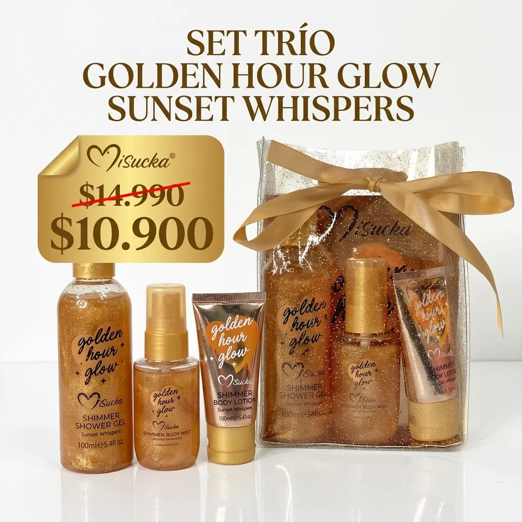 Set Trio Golden Hour Glow Sunset Whispers